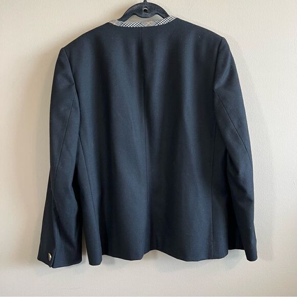 ✨ Pendleton Women’s Black 100% Wool Blazer 10 - Picture 7 of 9